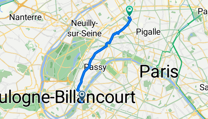 Boulevard Gallieni, Issy-les-Moulineaux à Rue Paul Bodin, Paris