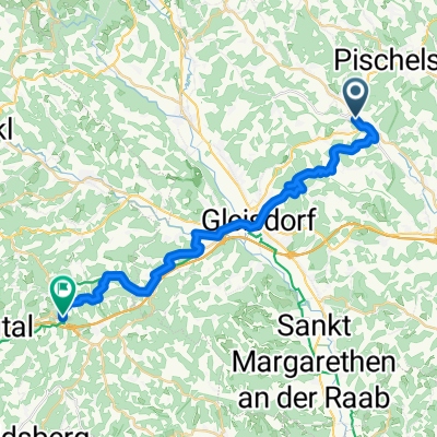 Großpesendorf, Ilztal nach Moggau, Laßnitzhöhe