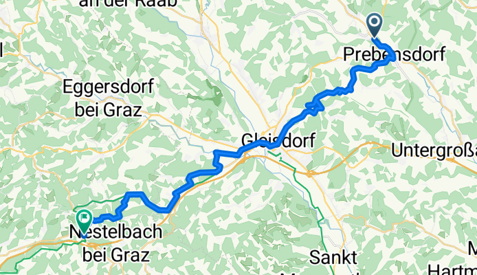Großpesendorf, Ilztal nach Moggau, Laßnitzhöhe