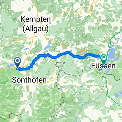Immenstadt im Allgäu - Füssen
