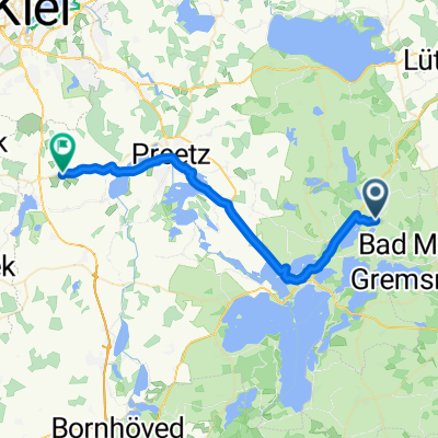 Mühlensteg, Grebin nach Hauptstraße, Großbarkau