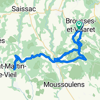 Route in Brousses-et-Villaret