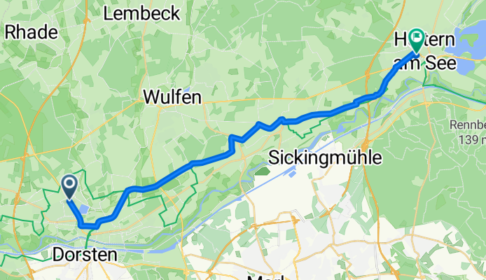 Von Dorsten bis Haltern am See