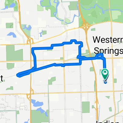 Woodland Ave, Western Springs to Woodland Ave, Western Springs