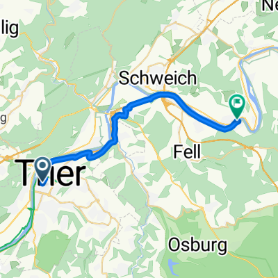 Fleischstraße, Trier nach Brückenstraße, Mehring