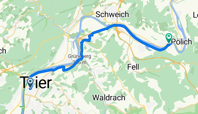 Fleischstraße, Trier nach Brückenstraße, Mehring