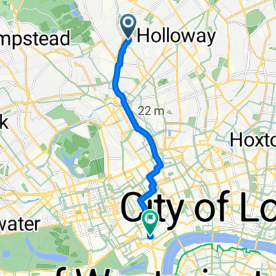 21A Southcote Road, London to Irving Street, London