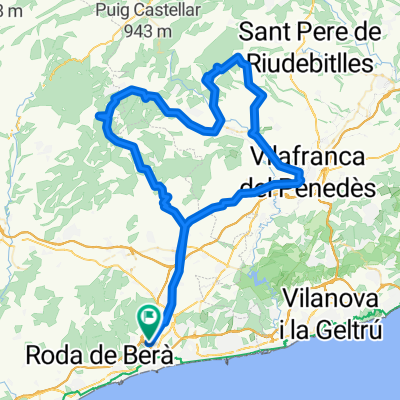 El Vendrell - Ranxos - Font-Rubi - Vilafranca - El Vendrell
