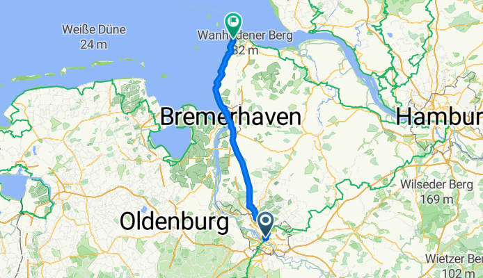 Bremen nach Nordheimstraße, Cuxhaven