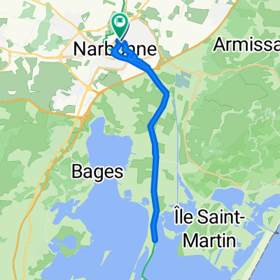 Avenue Pierre Semard, Narbonne to Avenue Pierre Semard, Narbonne