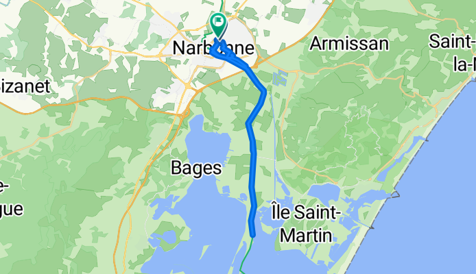 Avenue Pierre Semard, Narbonne to Avenue Pierre Semard, Narbonne