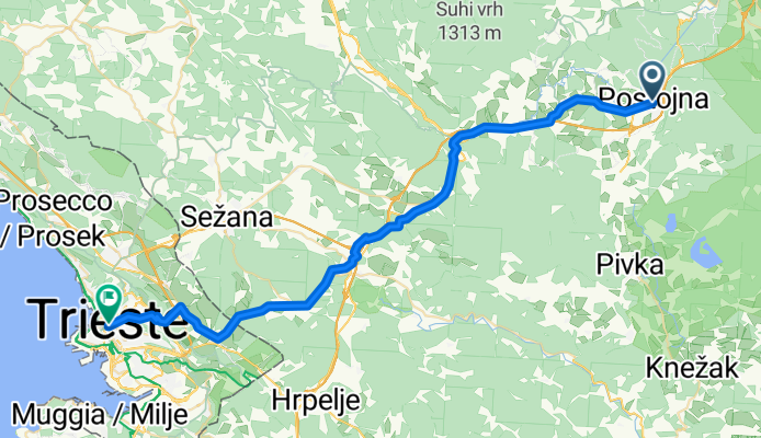 Postojna - Trieste