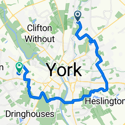 Meadowfields Drive, York to Burnsall Drive, York