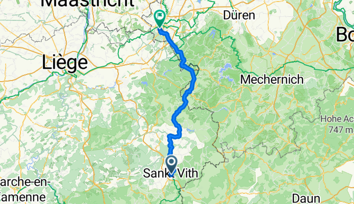 Sankt Vith - Aachen