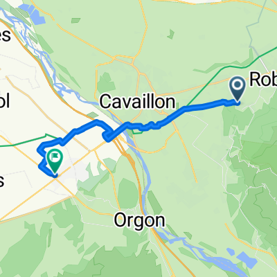 De Taillades à Plan-d'Orgon