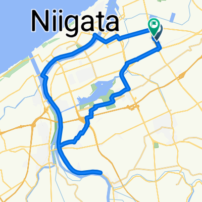 川沿い小須戸