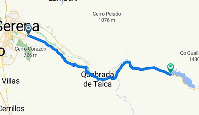 De La Serena a Vicuña