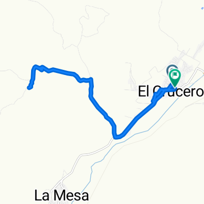 De Calle El Álamo a Calle El Álamo