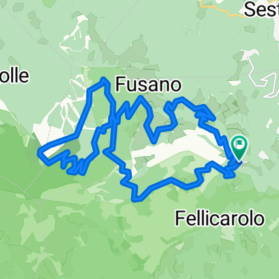 Canevare, Lago Ninfa, Pian Cavallaro