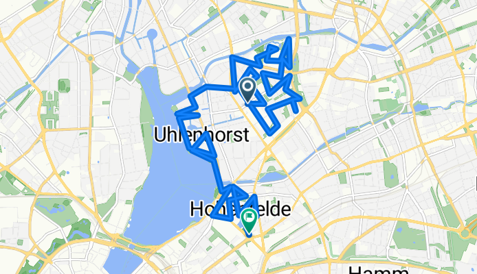 Beethovenstraße, Hamburg nach Lübecker Straße, Hamburg