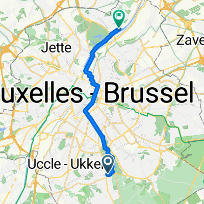 Chaussée de Waterloo, Uccle à Chaussée de Vilvorde, Bruxelles
