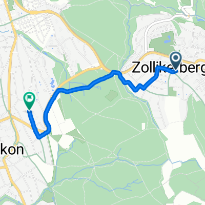 Rosengartenstrasse, Zollikerberg nach Kesslerstrasse, Zollikon