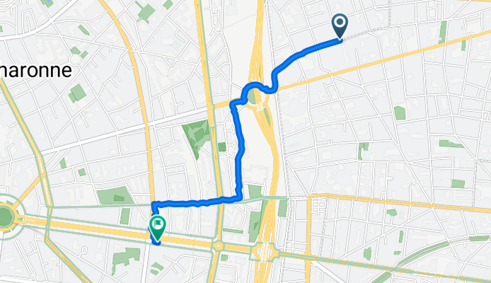 Rue Étienne Marcel, Montreuil à Cours de Vincennes, Paris
