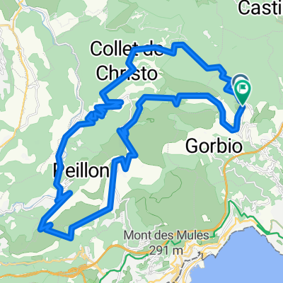 Route du Colonel-des Banquettes, Sainte-Agnès to Route du Colonel-des Banquettes, Sainte-Agnès