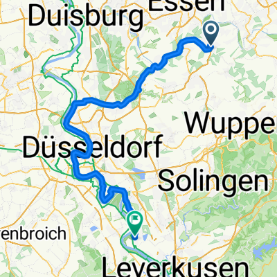 Von Essen bis Monheim am Rhein