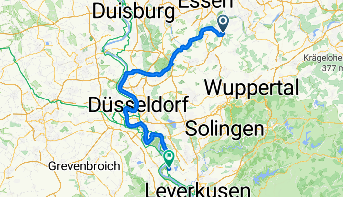 Von Essen bis Monheim am Rhein