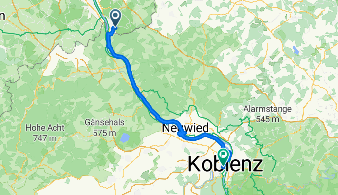 Von Bad Honnef bis Koblenz