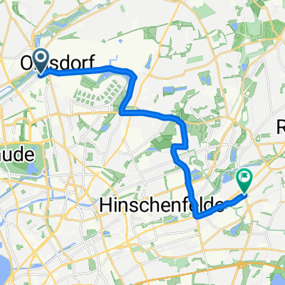 Alsterdorfer Straße, Hamburg nach Tonndorfer Hauptstraße, Hamburg