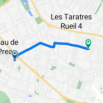 Rue du Roi de Rome to Allée Maryse Bastié