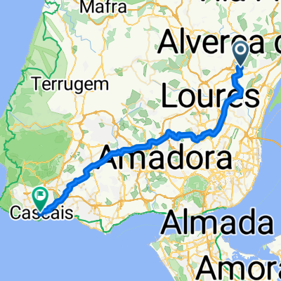 De Praceta Etelvino Fernandes F1 a Rua Alexandre Herculano