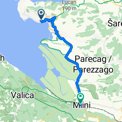 Prečna pot, Portorož nach Škrile, Plovanija