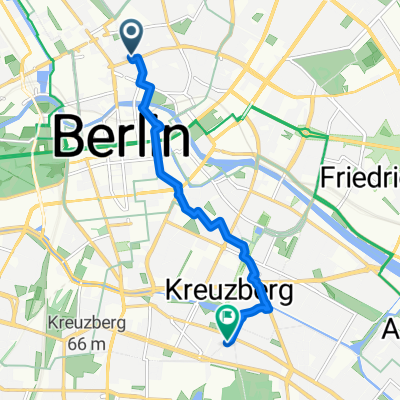 Tieckstraße, Berlin nach Fichtestraße, Berlin