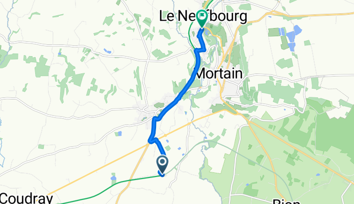 Mortain-Bocage (Junction) - Le Neufbourg