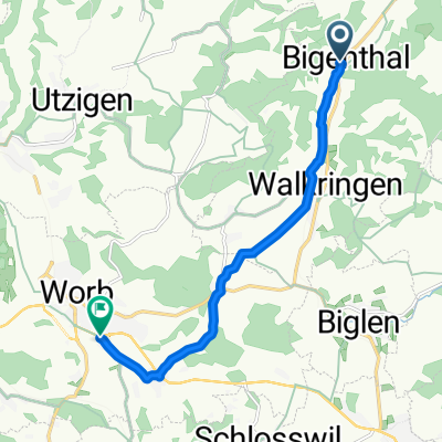 Küebiweg, Bigenthal nach Richigenstrasse, Worb