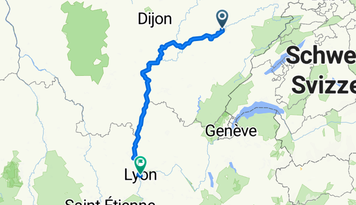 From Besançon to Lyon