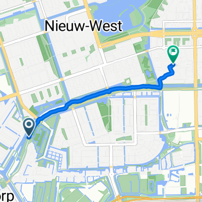 Akersluis, Amsterdam naar Van Ollefenstraat, Amsterdam