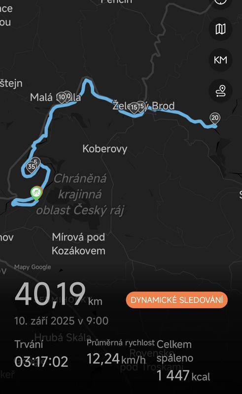 Trasa do Studentská