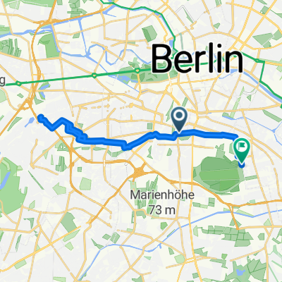 Bezirk Friedrichshain-Kreuzberg nach Herrfurthstraße