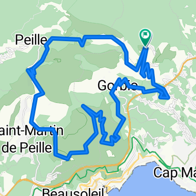 Route du Colonel-des Banquettes, Sainte-Agnès to Route du Colonel-des Banquettes, Sainte-Agnès