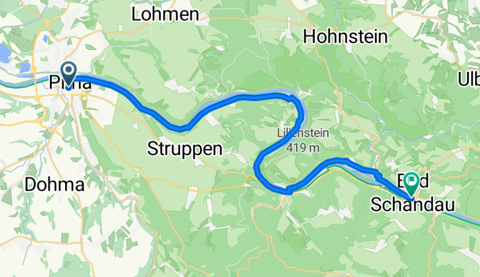 Königsteiner Straße nach Bergmannstraße