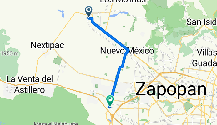 De Calle Zaragoza a Avenida Aviación
