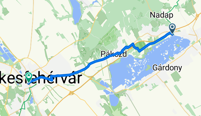 Velence - Székesfehérvár