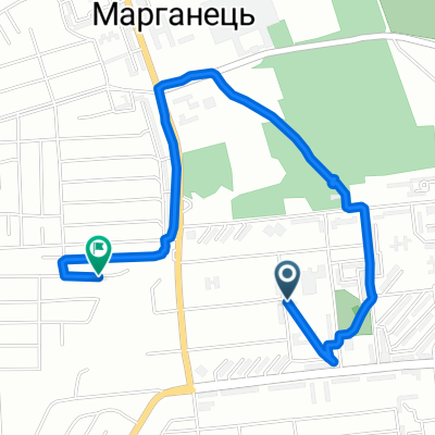 От вулиця 20-го Партз'їзду до Курчатова вулиця