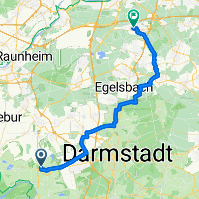 von Wolfskehlen nach Sprendlingen