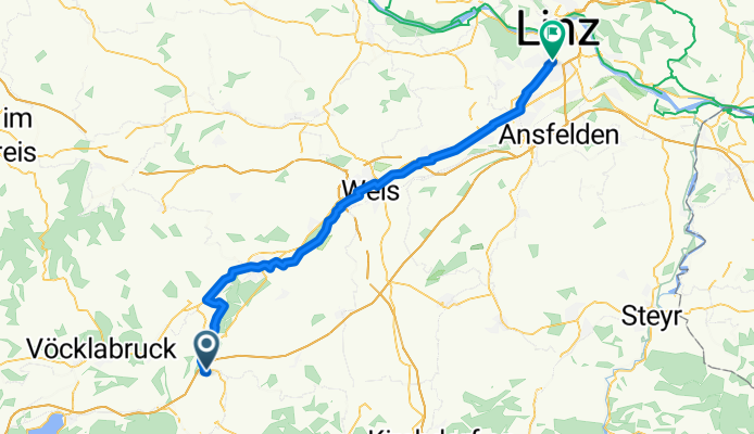 MidlifeCycle 2025 - Day 11 - Ride 1 - Ohlsdorf to Linz