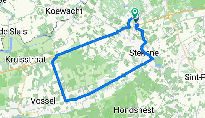 Hellestraat, Stekene to Polderstraat, Stekene